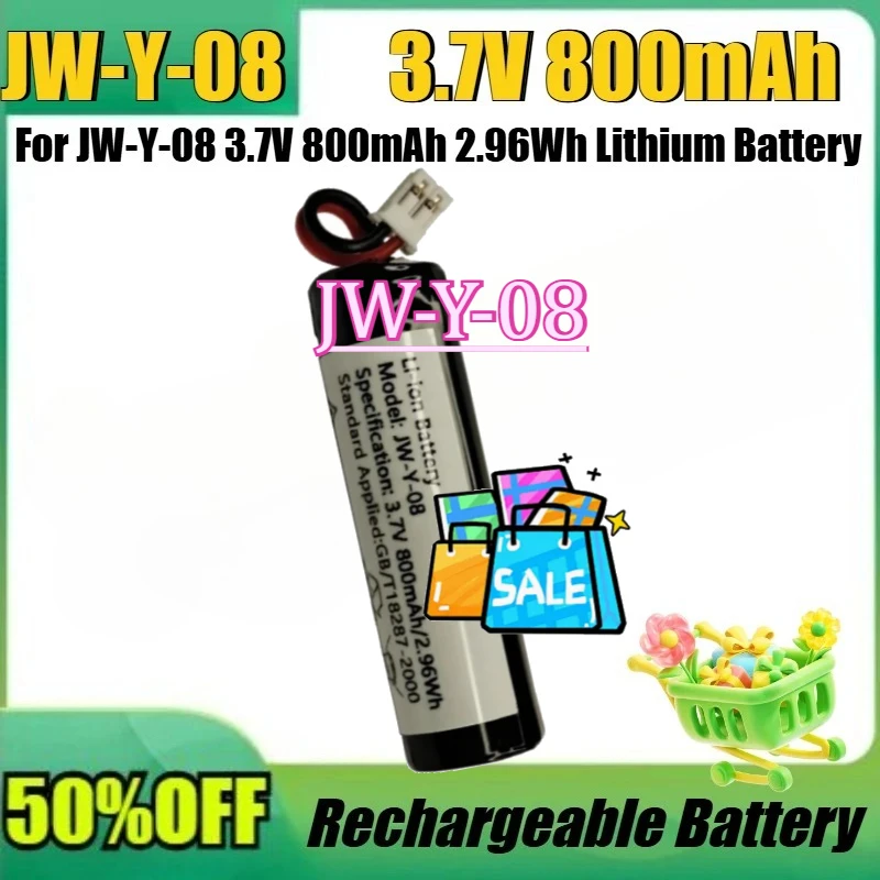 For High Quality JW-Y-08 Rechargeable Battery New 1pce JW-Y-08 3.7V 800mAh 2.96Wh Lithium Battery Accessories
For High Quality JW-Y-08 Rechargeable Battery New 1pce JW-Y-08 3.7V 800mAh 2.96Wh Lithium Battery Accessories
