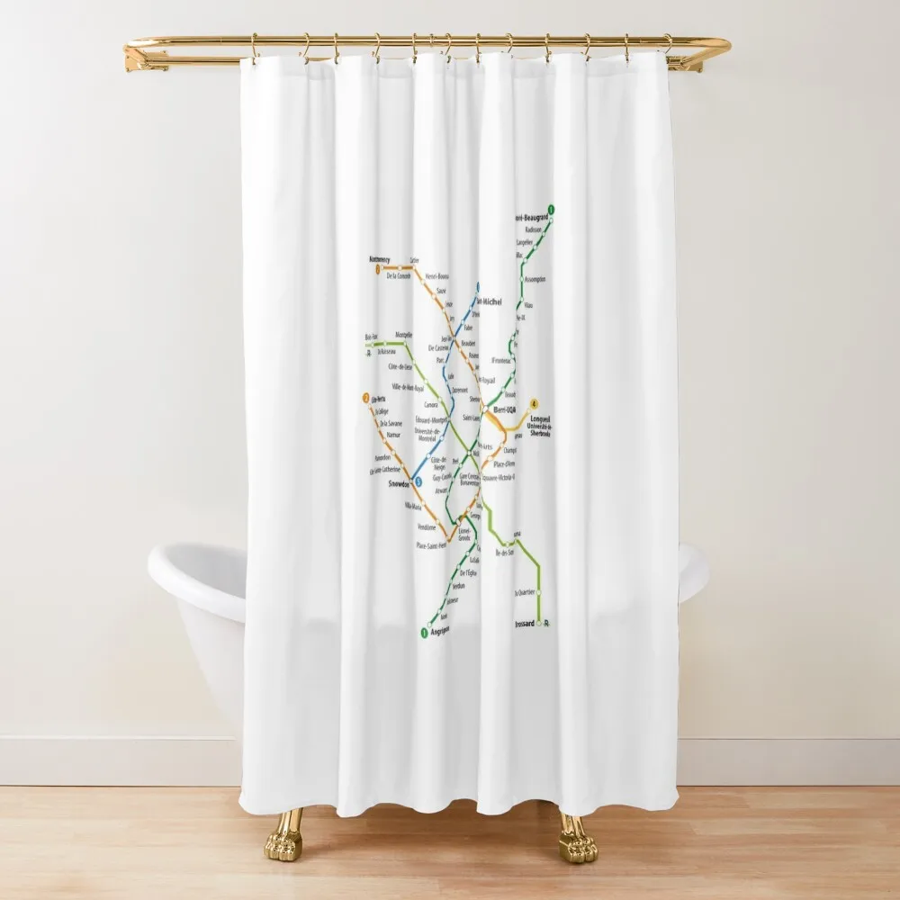 Montreal Metro Map Shower Curtain Bathroom And Shower Products Waterproof Shower Waterproof And Anti-Mold Curtain
Montreal Metro Map Shower Curtain Bathroom And Shower Products Waterproof Shower Waterproof And Anti-Mold Curtain