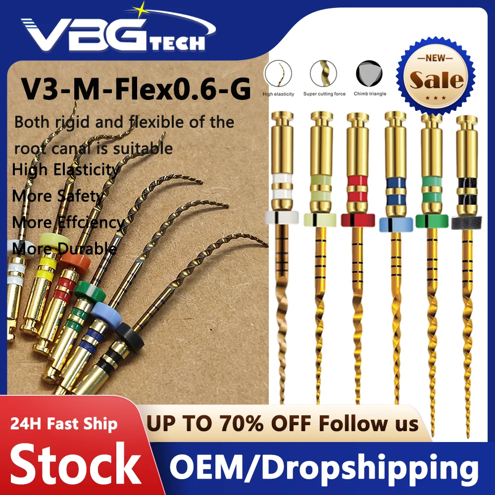 Dental Golden Rotary Files With Heat Activation Endodontic Root Canal File 31/25/21mm 4004# 0406# Dentist Tools For Retreatment
Dental Golden Rotary Files With Heat Activation Endodontic Root Canal File 31/25/21mm 4004# 0406# Dentist Tools For Retreatment