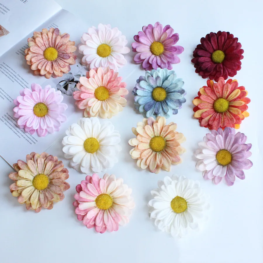 14Colors 9CM Artificial Silk Big Daisy Flower Heads Wedding Bouquet Decoration Hairpin Wreath DIY Accessories Festival Supplier
14Colors 9CM Artificial Silk Big Daisy Flower Heads Wedding Bouquet Decoration Hairpin Wreath DIY Accessories Festival Supplier
