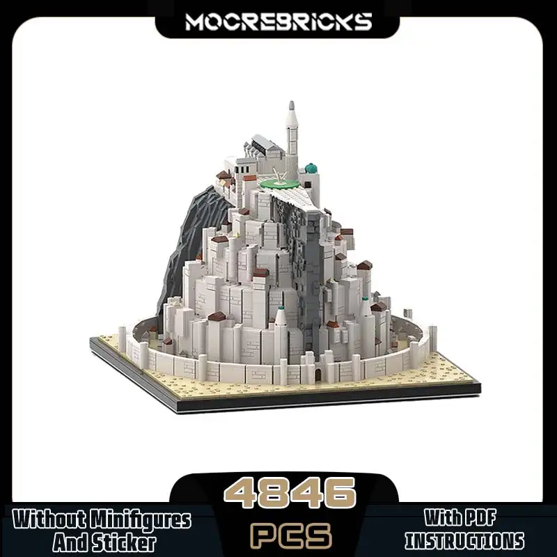 MOC Великолепная архитектура Белый город LOTR Модульная архитектура Строительный блок DIY Сборка Кирпичи Головоломка Игрушка Рождественские подарки
MOC Великолепная архитектура Белый город LOTR Модульная архитектура Строительный блок DIY Сборка Кирпичи Головоломка Игрушка Рождественские подарки 