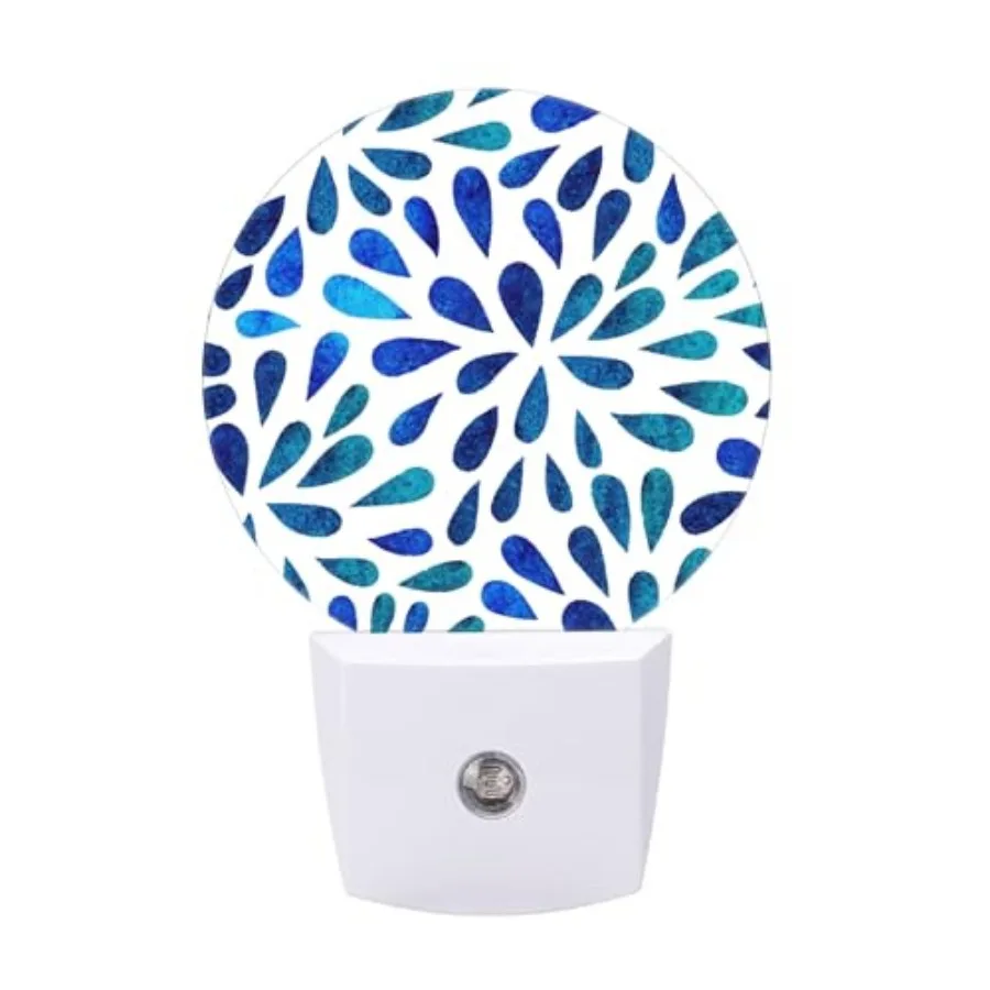 Round LED Night Light, Floral Watercolor Pattern LED Night Light Plug into Wall with Dusk to Dawn Light Sensor White Energy Eff
Round LED Night Light, Floral Watercolor Pattern LED Night Light Plug into Wall with Dusk to Dawn Light Sensor White Energy Eff