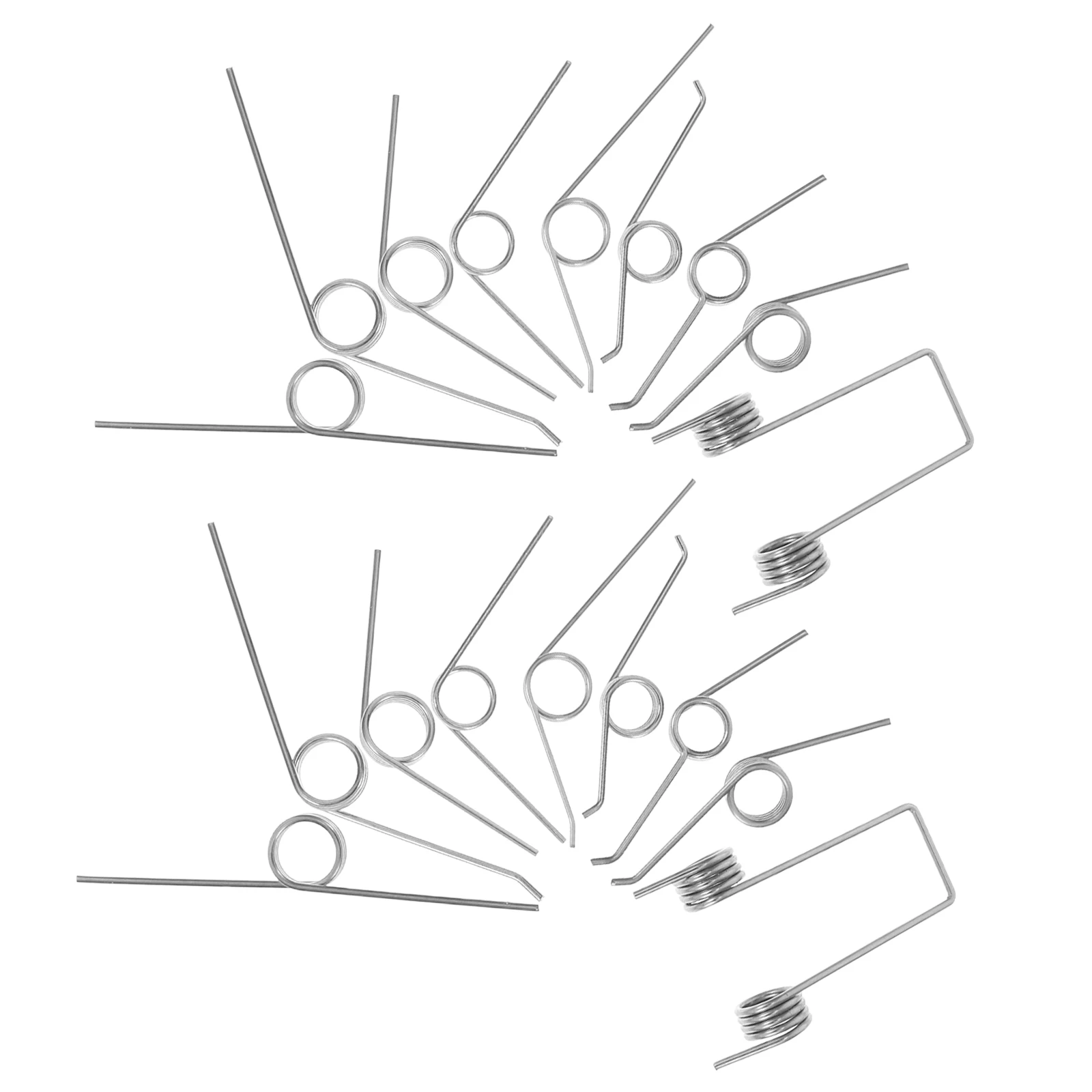 18 Pcs Trash Bin Can Torsion Spring Replacement Small Springs Garbage Lid Spiral Torsional Silver Metal Parts
18 Pcs Trash Bin Can Torsion Spring Replacement Small Springs Garbage Lid Spiral Torsional Silver Metal Parts