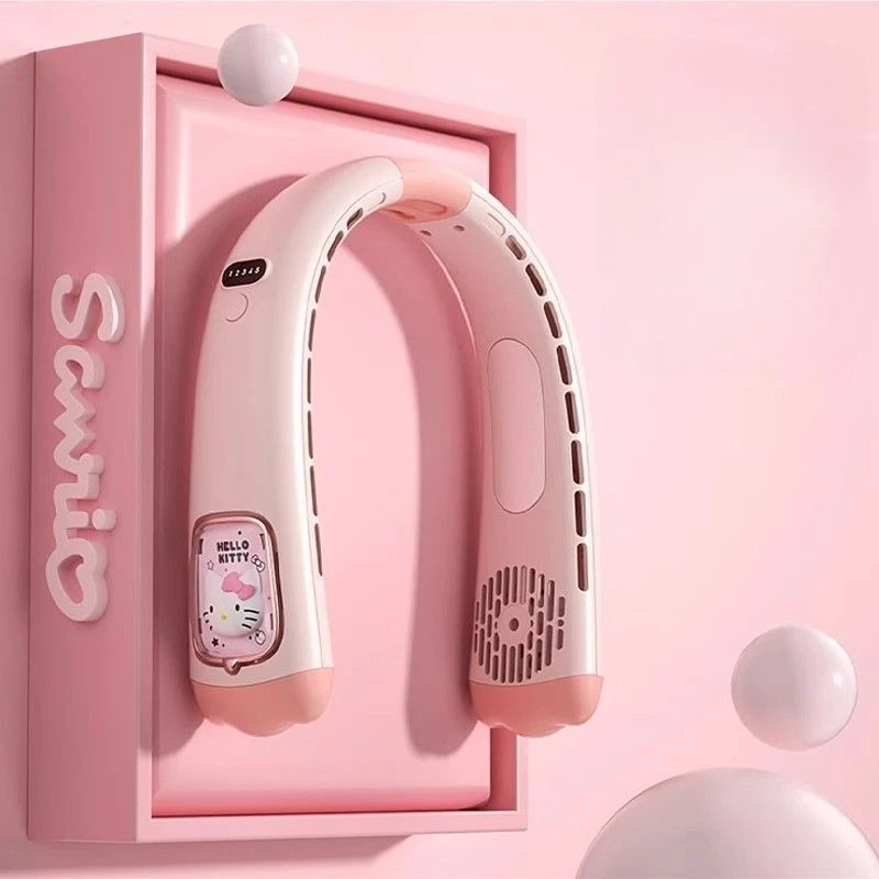 Sanrio Free Hands No Leaf Neck Hanging Fan Hello Kitty Kuromi Pochacco Portable Sports Fan Outdoor Hiking Camping USB Charging
Sanrio Free Hands No Leaf Neck Hanging Fan Hello Kitty Kuromi Pochacco Portable Sports Fan Outdoor Hiking Camping USB Charging