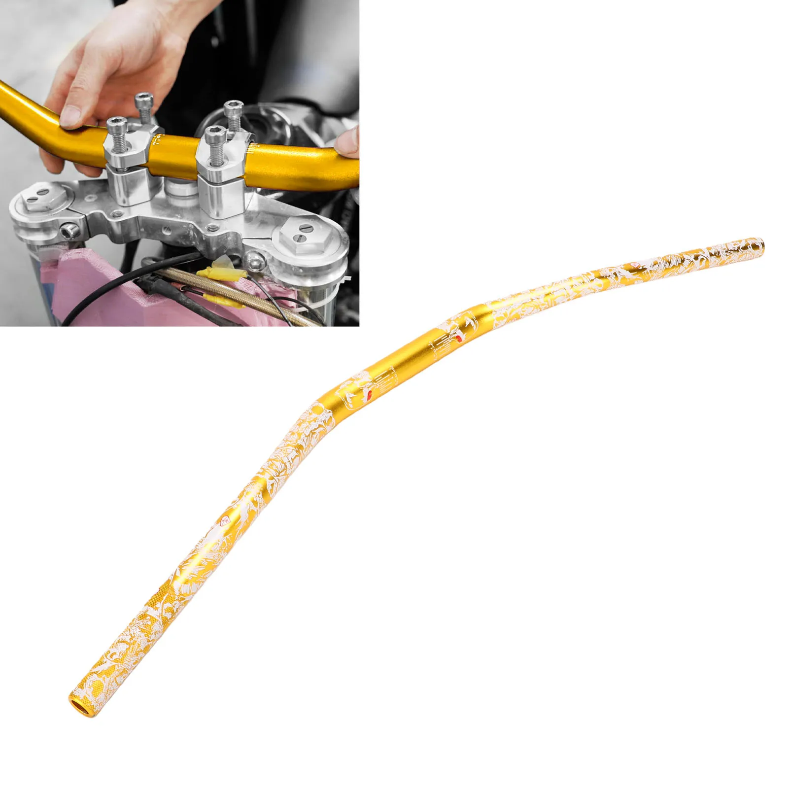 Motorcycle Handle Bar 28mm Aluminum Alloy Thickened Replacement for RM RMZ RMX DRZ Aluminum Alloy Motorcycle Handlebar
Motorcycle Handle Bar 28mm Aluminum Alloy Thickened Replacement for RM RMZ RMX DRZ Aluminum Alloy Motorcycle Handlebar