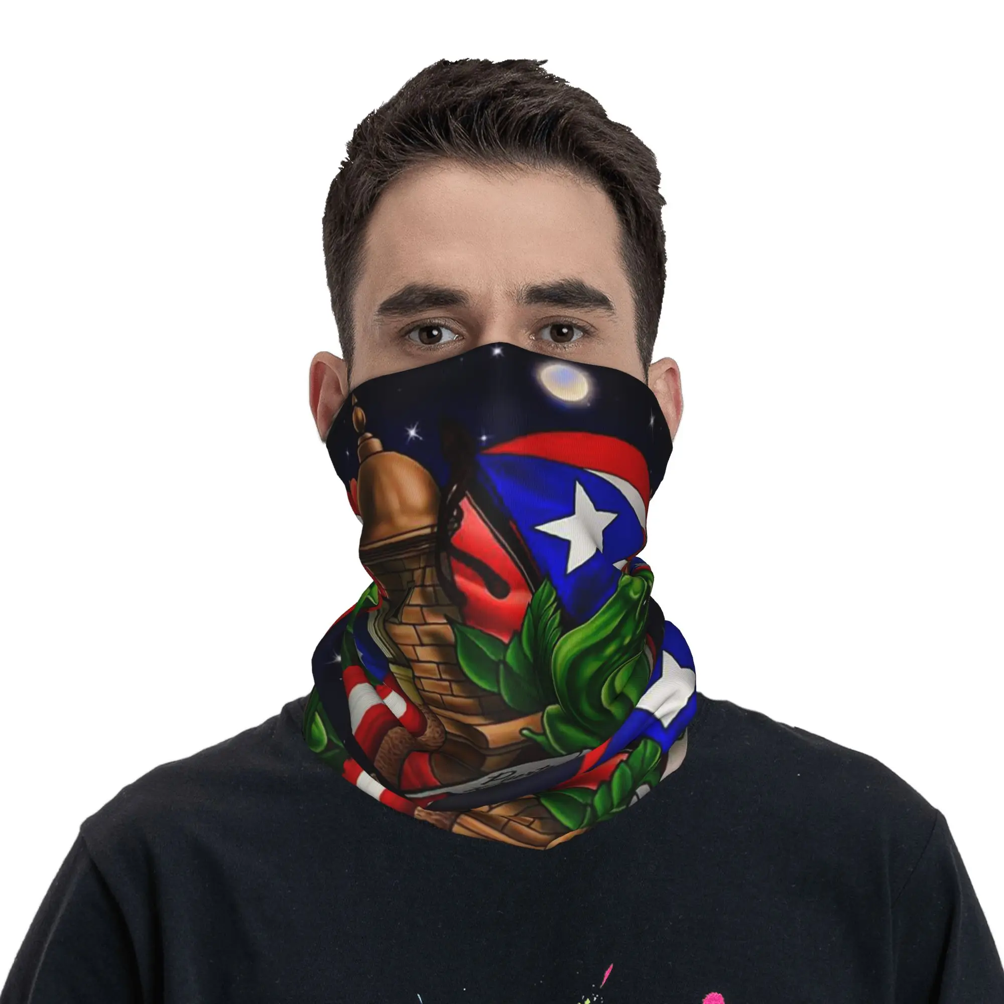 Puerto Rican Elements Bandana Neck Cover Printed Face Scarf Balaclava Cycling for Men Women Adult Winter
Puerto Rican Elements Bandana Neck Cover Printed Face Scarf Balaclava Cycling for Men Women Adult Winter