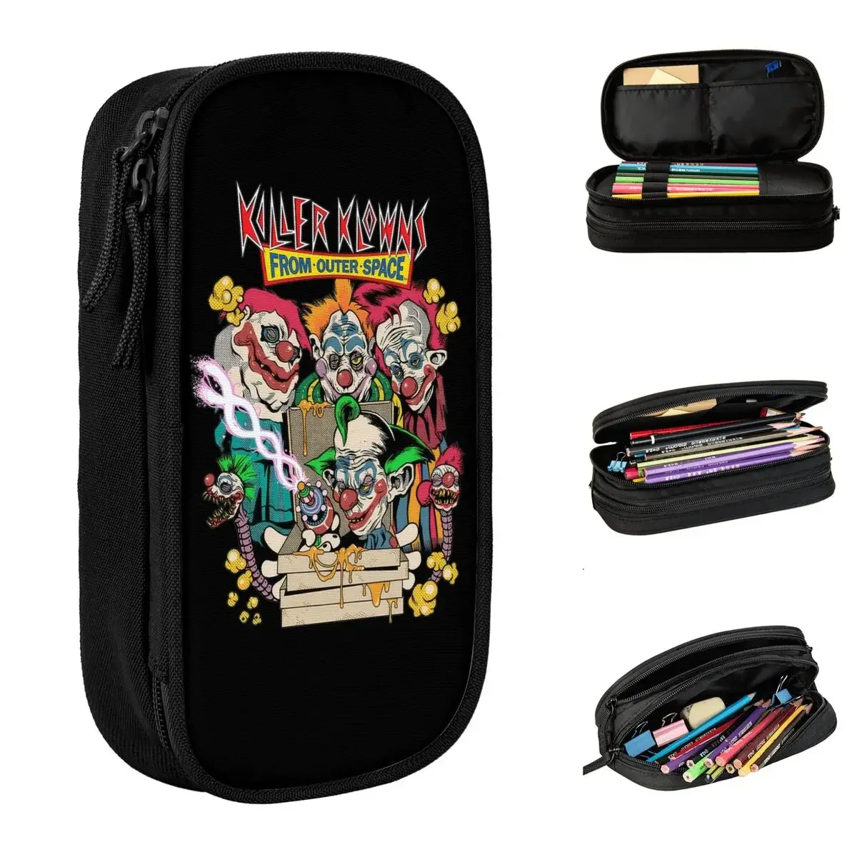 Killer Klowns From Outer Space Accessories Pencil Case Large Capacity Kids School Supplies Pencil Case Stationery Birthday Gift
Killer Klowns From Outer Space Accessories Pencil Case Large Capacity Kids School Supplies Pencil Case Stationery Birthday Gift