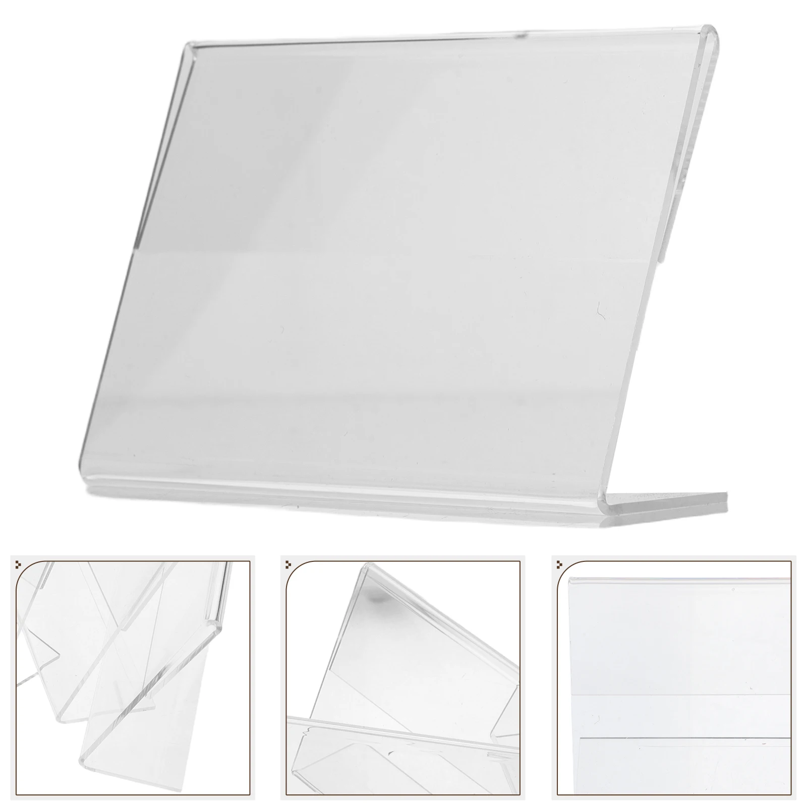 5pcs Transparent Acrylic Price Display Holders Supermarket Store Sign Stands Lightweight Wear-Resistant Vertical Price Tag
5pcs Transparent Acrylic Price Display Holders Supermarket Store Sign Stands Lightweight Wear-Resistant Vertical Price Tag