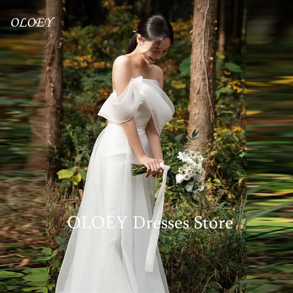 OLOEY Elegant Off Shoulder Silk Organza Wedding Dresses Korea Photo shoot Silk Organza Bridal Gowns Corset Princess Customized
OLOEY Elegant Off Shoulder Silk Organza Wedding Dresses Korea Photo shoot Silk Organza Bridal Gowns Corset Princess Customized