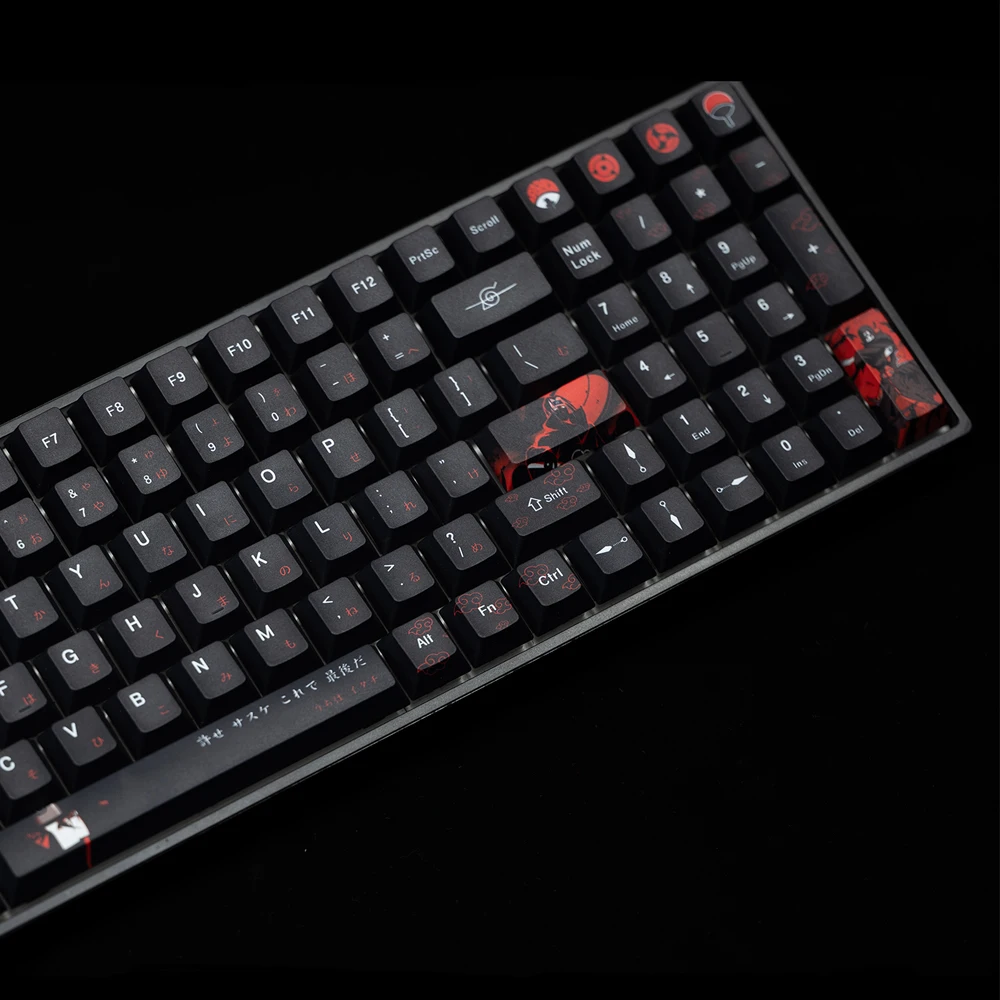 Uchiha Theme KK3 Cherry Profile Mechanical Keyboard MX PBT Keycap 139keys compatibal 61/64/68/87/96/104
Uchiha Theme KK3 Cherry Profile Mechanical Keyboard MX PBT Keycap 139keys compatibal 61/64/68/87/96/104