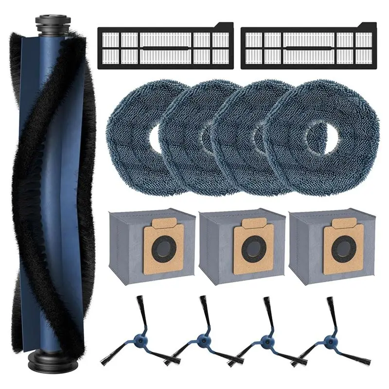 ELEG-For Eufy X10 Pro Omni Robot Vacuum Cleaner Main Side Brush Hepa Filter Mop Cloth Dust Bags Replacement Accessories Kit
ELEG-For Eufy X10 Pro Omni Robot Vacuum Cleaner Main Side Brush Hepa Filter Mop Cloth Dust Bags Replacement Accessories Kit