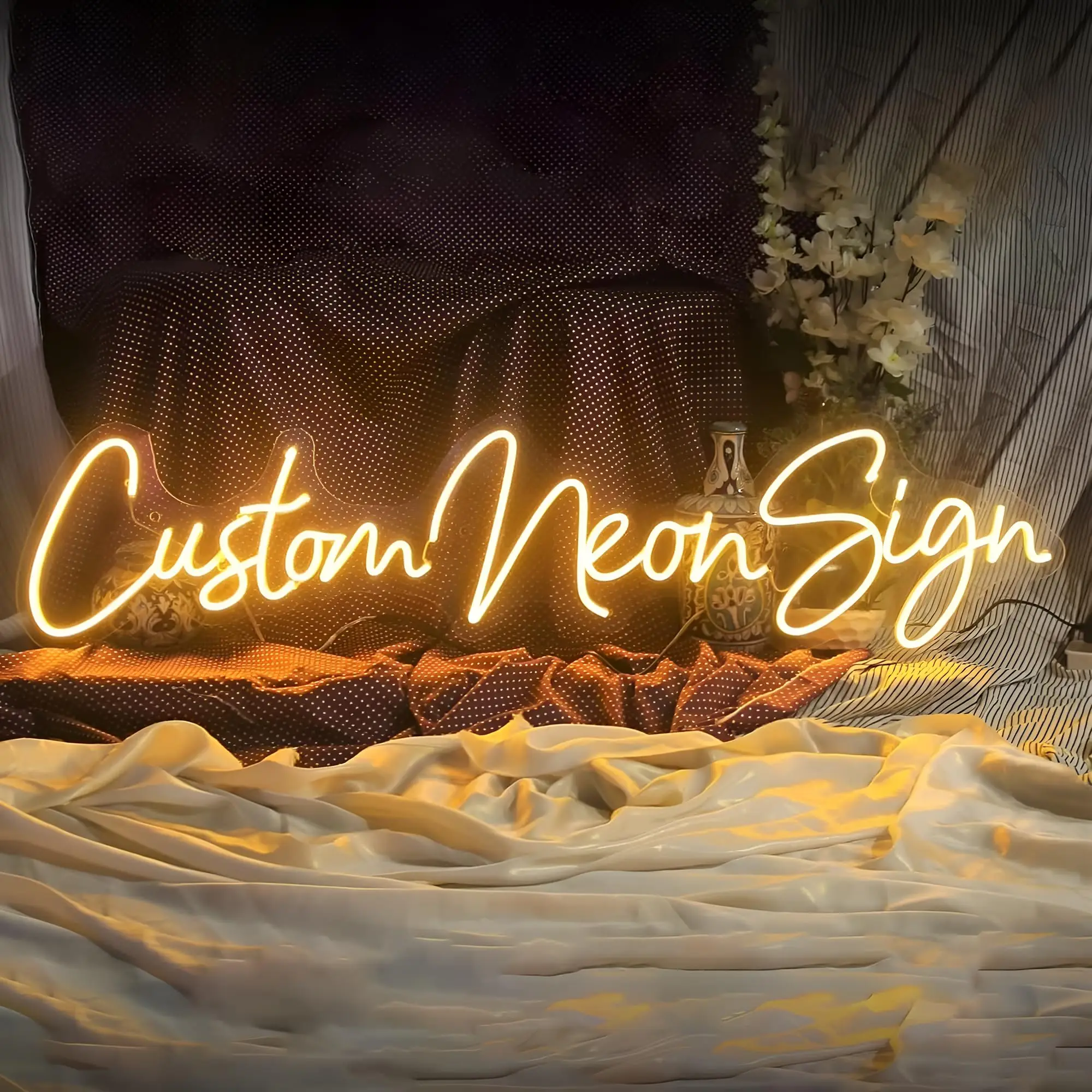 Custom LED Neon Sign Personalized Neon Sign USB Powered Multi Font Color Suitable For Wedding Party Bedroom Wall Decorative Gift
Custom LED Neon Sign Personalized Neon Sign USB Powered Multi Font Color Suitable For Wedding Party Bedroom Wall Decorative Gift