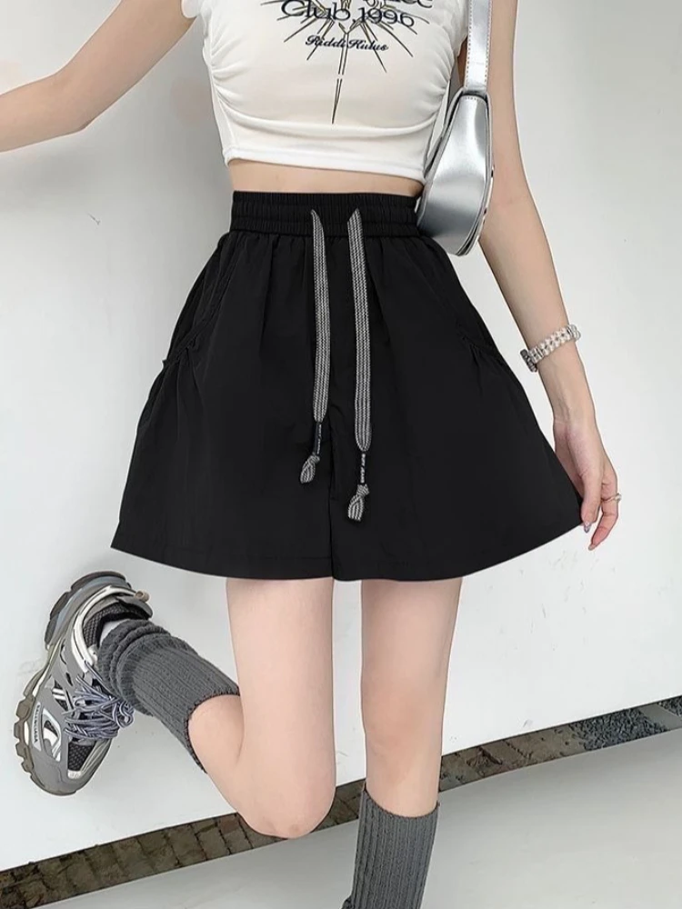 Quick Dry Cargo Sport Shorts Women Summer Loose Casual Sleep A-Line High Waist Wide Leg Long Legs Fashion
Quick Dry Cargo Sport Shorts Women Summer Loose Casual Sleep A-Line High Waist Wide Leg Long Legs Fashion