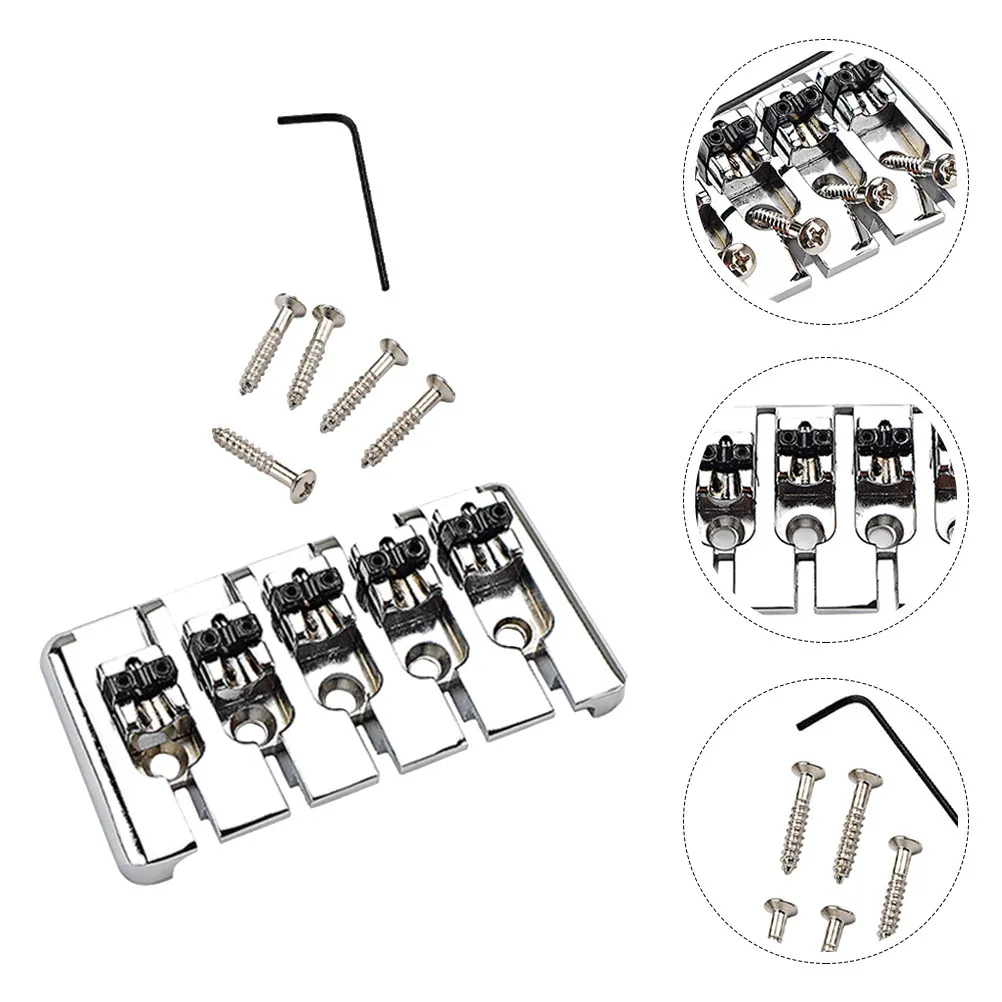 1Pcs Premium Metal 5 String Bass Tailpiece Polished Surface Long-Lasting Guitar Accessory Compact Lightweight Decoration Tool
1Pcs Premium Metal 5 String Bass Tailpiece Polished Surface Long-Lasting Guitar Accessory Compact Lightweight Decoration Tool