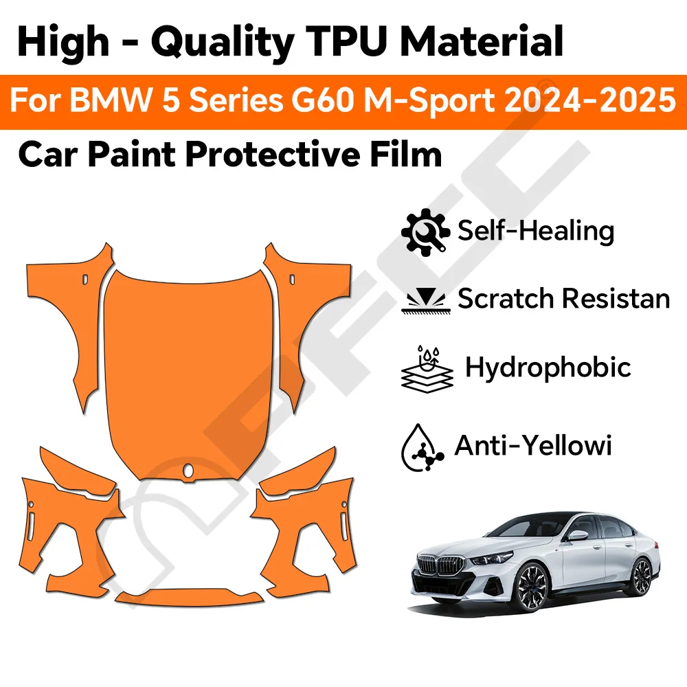 TPU 5 Series G60 2024 2025 M Sport Paint Protection Film Anti-scratch Car Body Clear Bra Pre-cut PPF Resistant Invisible
TPU 5 Series G60 2024 2025 M Sport Paint Protection Film Anti-scratch Car Body Clear Bra Pre-cut PPF Resistant Invisible