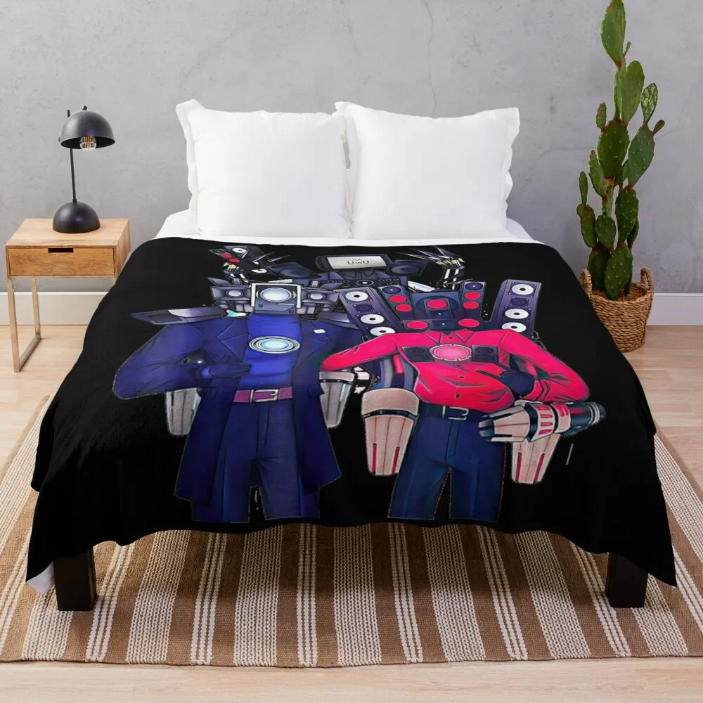 Speakérman and Cameráman Skibidi Toilet Throw Blanket blankets ands Blankets For Baby Decorative Throw Soft Beds Blankets
Speakérman and Cameráman Skibidi Toilet Throw Blanket blankets ands Blankets For Baby Decorative Throw Soft Beds Blankets