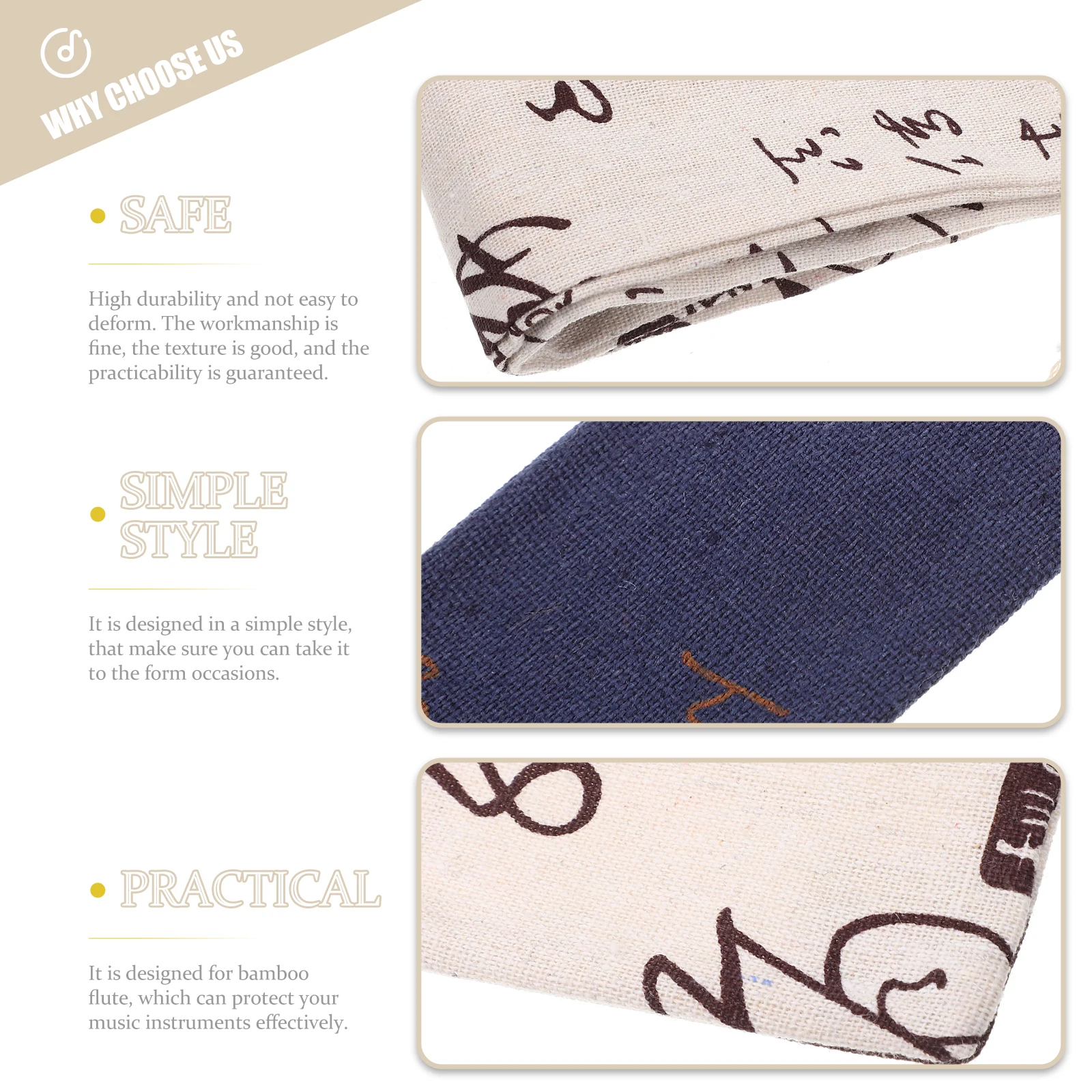 2pcs Flute High Grade Cotton Storage Bag Durable Simple Bamboo Flute Protective Bag Instrument Storage Accessories
2pcs Flute High Grade Cotton Storage Bag Durable Simple Bamboo Flute Protective Bag Instrument Storage Accessories