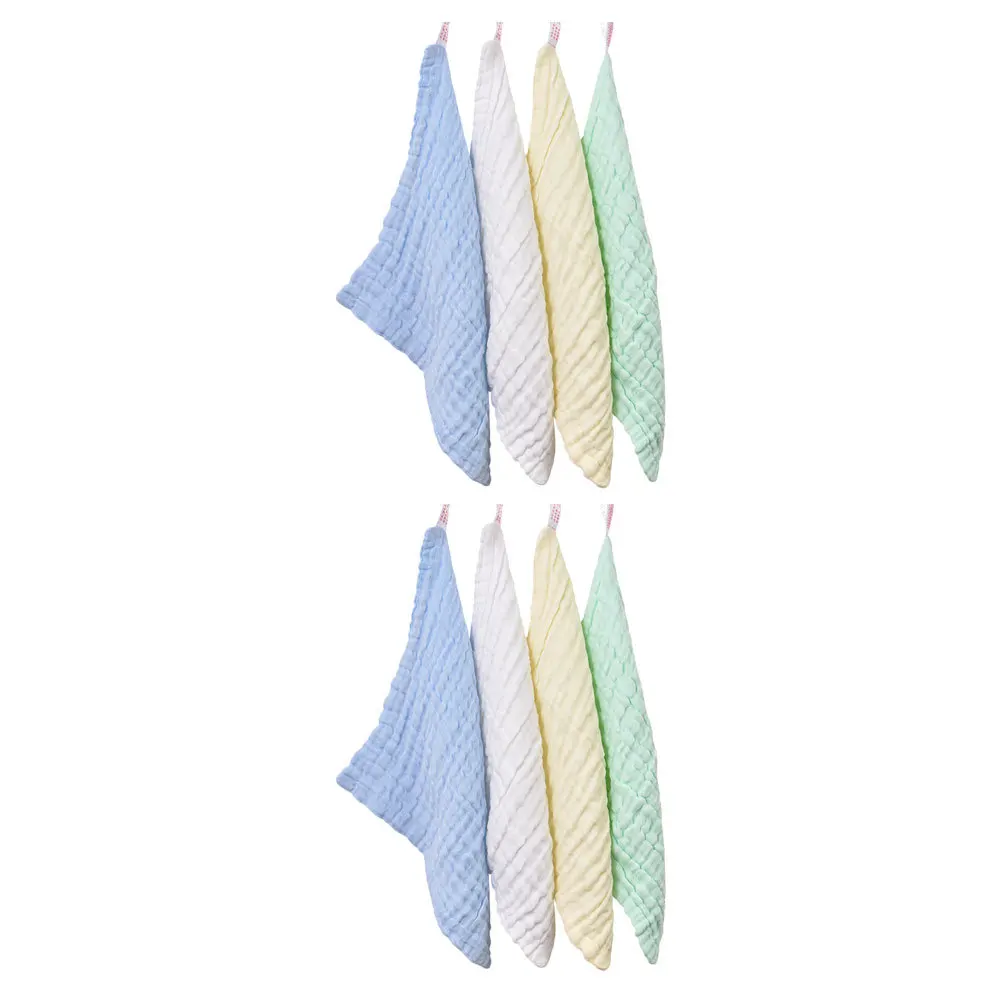 8pcs Baby Gauze Towels 6-Layer Cotton Muslin Washcloths Soft Absorbent Newborn Face Towel For Bath Travel Changing Pad Home Use
8pcs Baby Gauze Towels 6-Layer Cotton Muslin Washcloths Soft Absorbent Newborn Face Towel For Bath Travel Changing Pad Home Use
