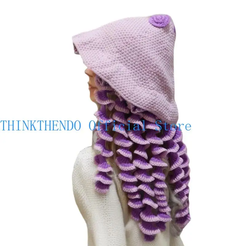 652F Fashionable Jellyfish Bucket Hat for Women Student Soft Warm Knitted Fisherman Hat for Various Occasion Photo Headwear
652F Fashionable Jellyfish Bucket Hat for Women Student Soft Warm Knitted Fisherman Hat for Various Occasion Photo Headwear
