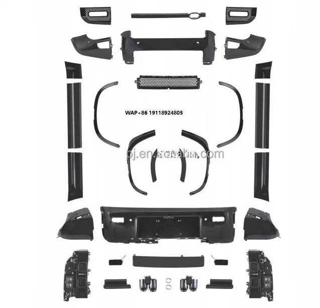 For Defender 2020- Front and Rear Bumper Completely Include Smoky Taillight Gloss Black Body Kit
For Defender 2020- Front and Rear Bumper Completely Include Smoky Taillight Gloss Black Body Kit