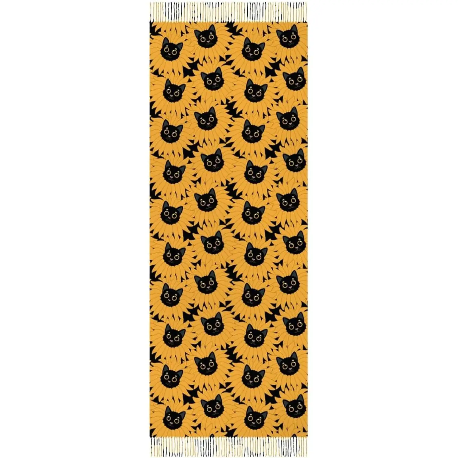 Шали с кисточками, теплый мягкий зимний легкий кашемировый длинный шарф для женщин, подарки, повседневные путешествия, офис, черный кот, подсолнухи
Шали с кисточками, теплый мягкий зимний легкий кашемировый длинный шарф для женщин, подарки, повседневные путешествия, офис, черный кот, подсолнухи