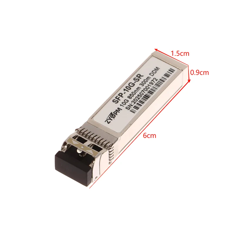 Модуль 10G SFP+, многорежимный SR Duplex LC, гигабитный, 850 нм, 300 м, оптоволоконный модуль приемопередатчика SFP для коммутатора Ethernet
Модуль 10G SFP+, многорежимный SR Duplex LC, гигабитный, 850 нм, 300 м, оптоволоконный модуль приемопередатчика SFP для коммутатора Ethernet