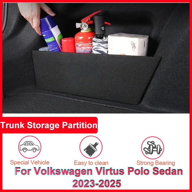 Car Trunk Storage Partition Box Side Multifunction Thickenin Storage Auto Interior For VW Volkswagen Virtus Polo Sedan 2023-2025
Car Trunk Storage Partition Box Side Multifunction Thickenin Storage Auto Interior For VW Volkswagen Virtus Polo Sedan 2023-2025