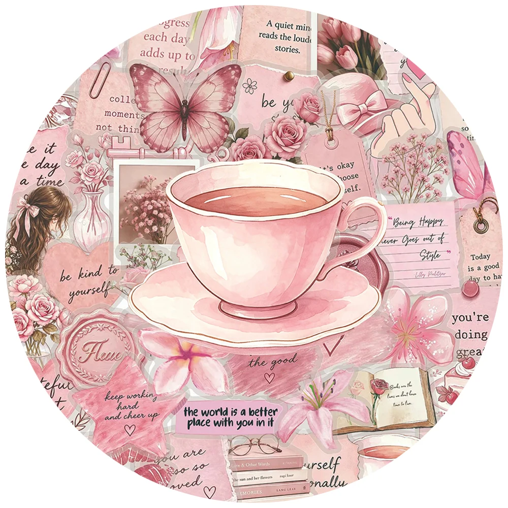 10/30/50pcs Watercolor Pink Inspirational Stickers Transparent PET Decals Stationery Phone Luggage Motivational Phrase Sticker
10/30/50pcs Watercolor Pink Inspirational Stickers Transparent PET Decals Stationery Phone Luggage Motivational Phrase Sticker