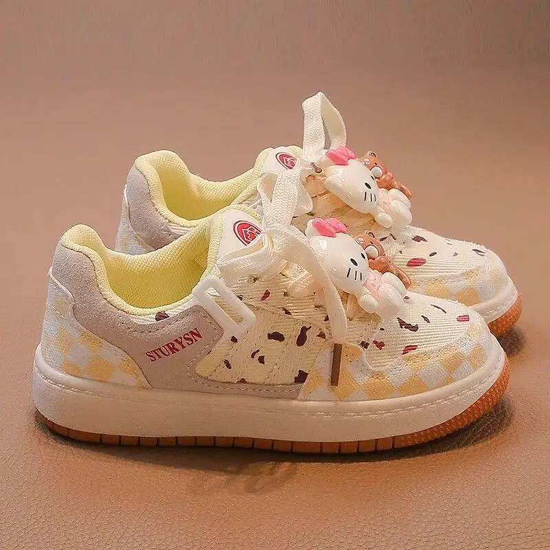 Sanrio Cute Sneakers Hello Kitty New Style Bread Shoes Mid-To-Large Children Little White Shoes Cartoon Spring and Autumn Style
Sanrio Cute Sneakers Hello Kitty New Style Bread Shoes Mid-To-Large Children Little White Shoes Cartoon Spring and Autumn Style