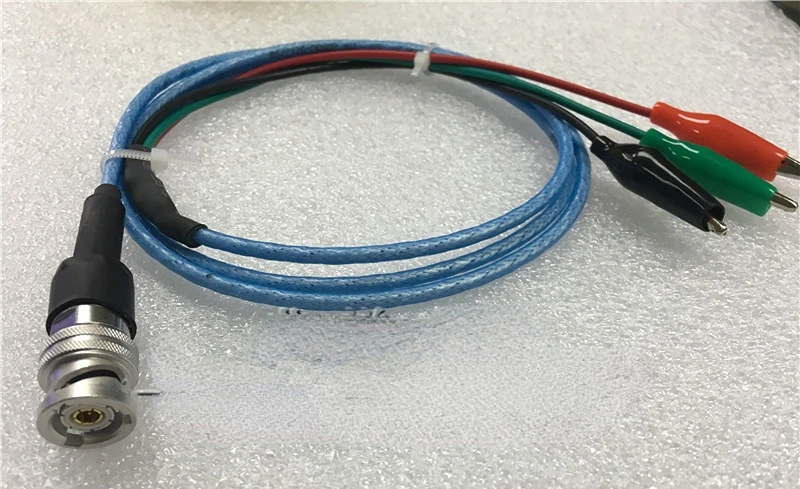 1533b Bus Triaxial BNC Male to Three Fish Clip Silver Plated Power Test Line Q9 Three Snap to Crocodile Clip
1533b Bus Triaxial BNC Male to Three Fish Clip Silver Plated Power Test Line Q9 Three Snap to Crocodile Clip