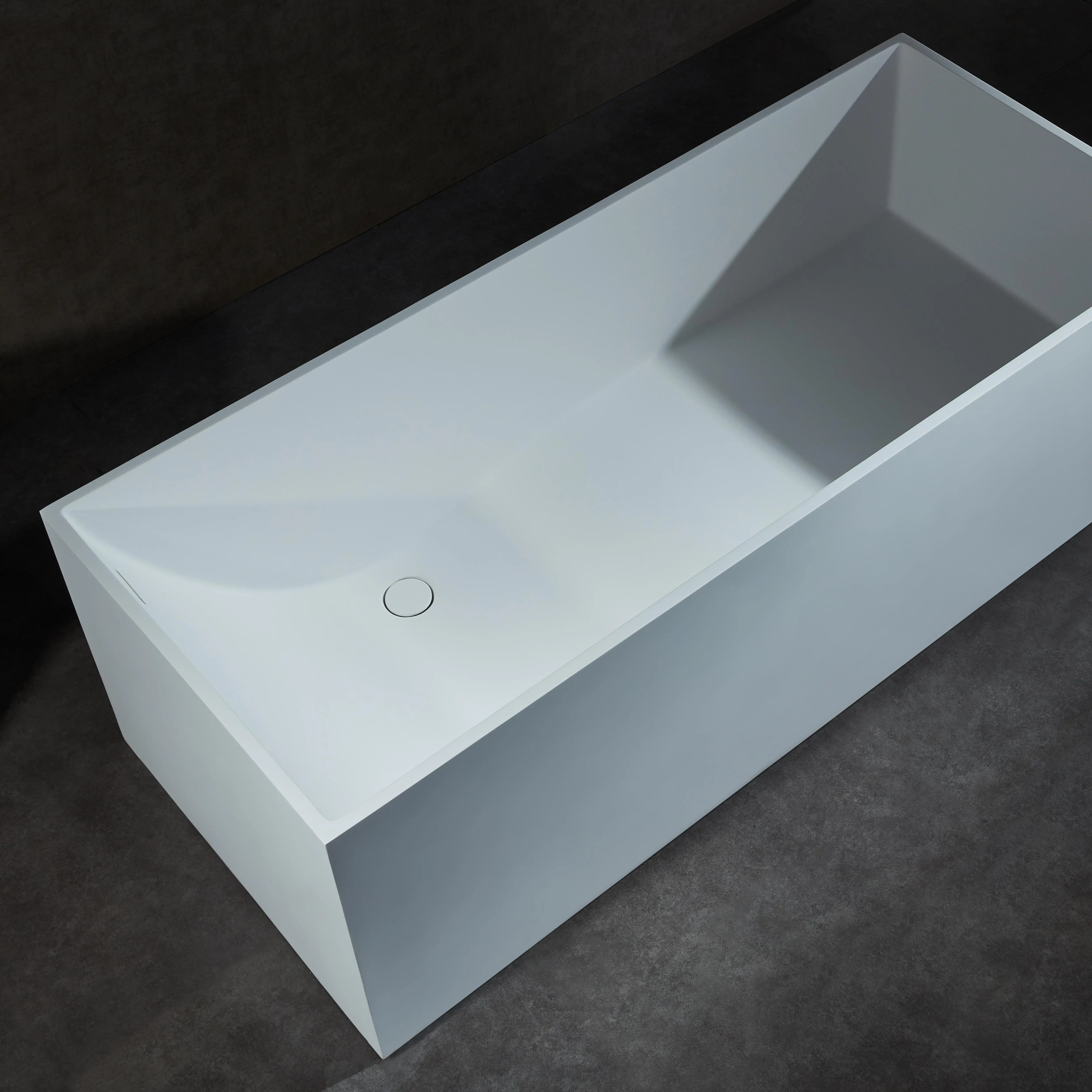 European Style Freestanding Soaking Bathtub Solid Surface Rectangle Design
European Style Freestanding Soaking Bathtub Solid Surface Rectangle Design