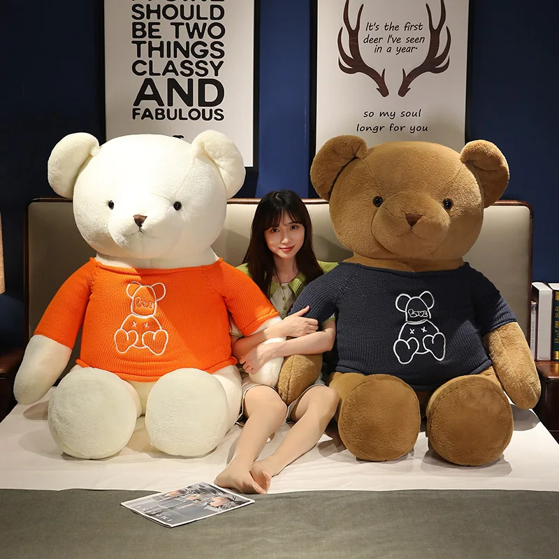 Милый плюшевый мишка с свитером с рисунком медведя, мягкая игрушка-кукла, идеальный подарок на день рождения, Рождество, День святого Валентина для детей и девочек
Милый плюшевый мишка с свитером с рисунком медведя, мягкая игрушка-кукла, идеальный подарок на день рождения, Рождество, День святого Валентина для детей и девочек