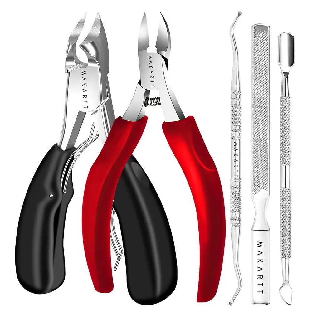 All-in-One Stainless Steel Nail Clippers Set for Thick, Ingrown Toenails - Professional Removal Kit for Men, Women, and Seniors
All-in-One Stainless Steel Nail Clippers Set for Thick, Ingrown Toenails - Professional Removal Kit for Men, Women, and Seniors