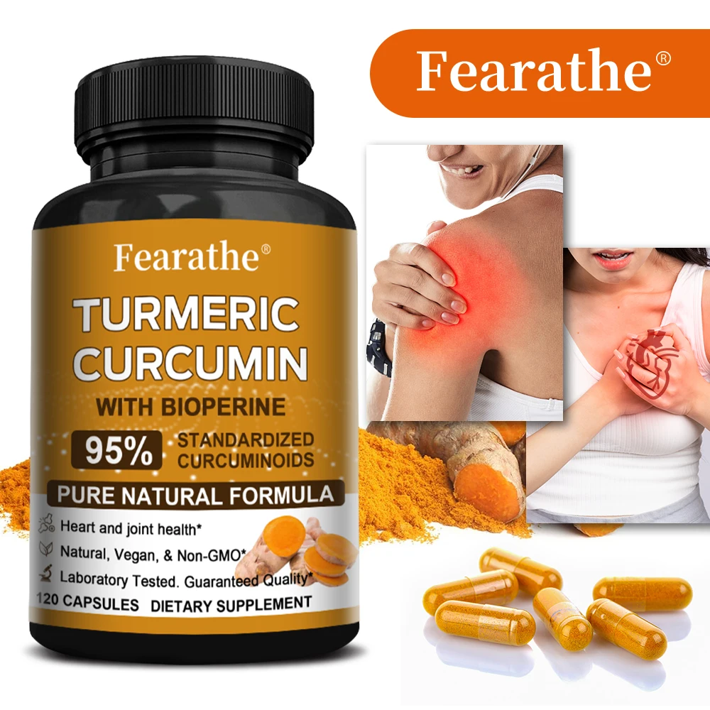 Куркума Куркумин с Бифорином - поддержка здоровья сердца и суставов, антиокислительная, натуральная, веганская, без ГМО, 120 капсул
Куркума Куркумин с Бифорином - поддержка здоровья сердца и суставов, антиокислительная, натуральная, веганская, без ГМО, 120 капсул