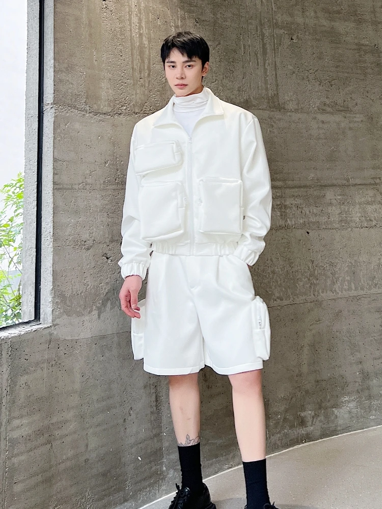 Новая осенняя мужская куртка с большими карманами, из хлопка, с воротником-стойкой, свободного кроя, в стиле рабочей одежды, молодежная, модная, с длинными рукавами
Новая осенняя мужская куртка с большими карманами, из хлопка, с воротником-стойкой, свободного кроя, в стиле рабочей одежды, молодежная, модная, с длинными рукавами