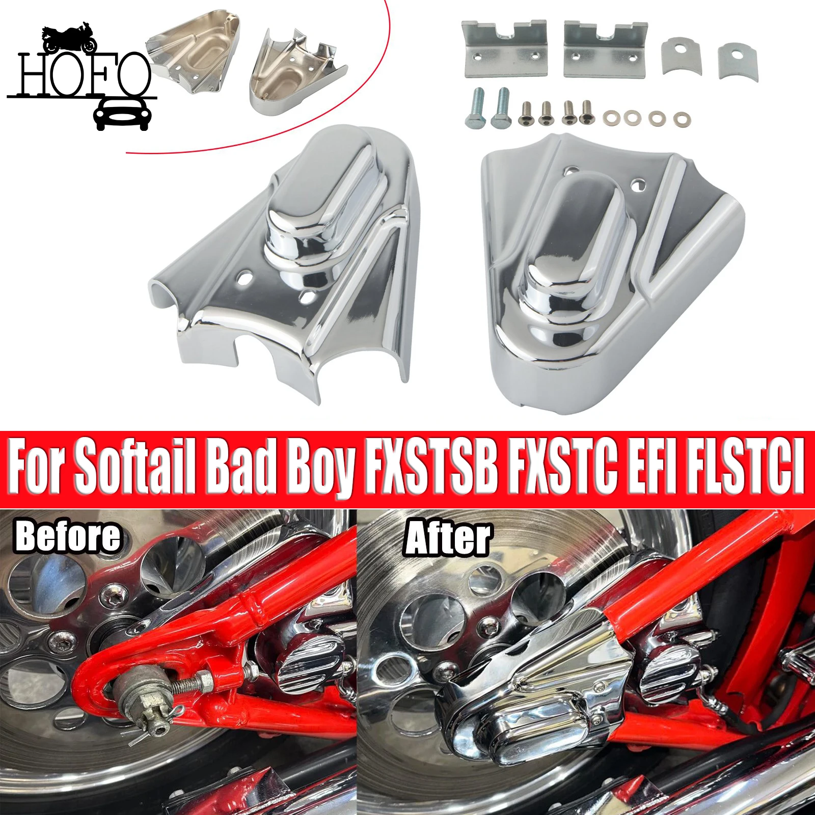 Motorcycle Rear Swingarm Axle Covers For Softail Bad Boy FXSTSB FXSTC EFI FLSTCI FLSTC EFI FLSTI
Motorcycle Rear Swingarm Axle Covers For Softail Bad Boy FXSTSB FXSTC EFI FLSTCI FLSTC EFI FLSTI