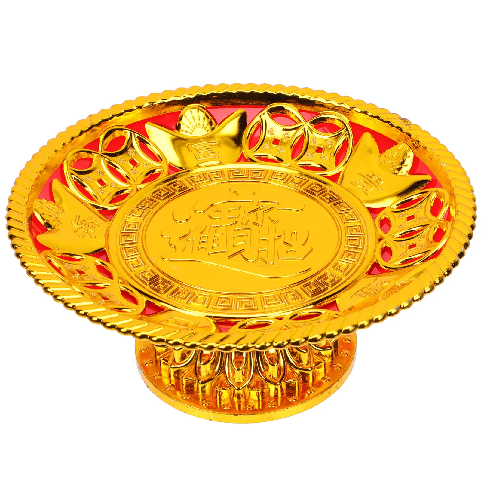 Buddhist Offering Tray Traditional Retro Style Plastic Fruit Dish for Temple Worship Supplies Dried Fruit Storage Holder
Buddhist Offering Tray Traditional Retro Style Plastic Fruit Dish for Temple Worship Supplies Dried Fruit Storage Holder