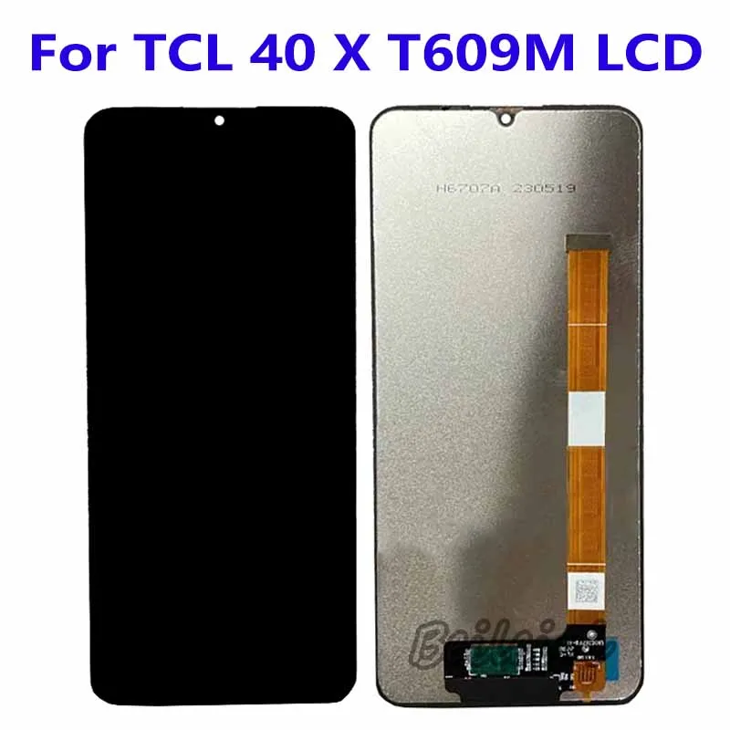 For TCL 40 X T609M 40X LCD Display Touch Screen Digitizer Assembly Replacement Accessory
For TCL 40 X T609M 40X LCD Display Touch Screen Digitizer Assembly Replacement Accessory