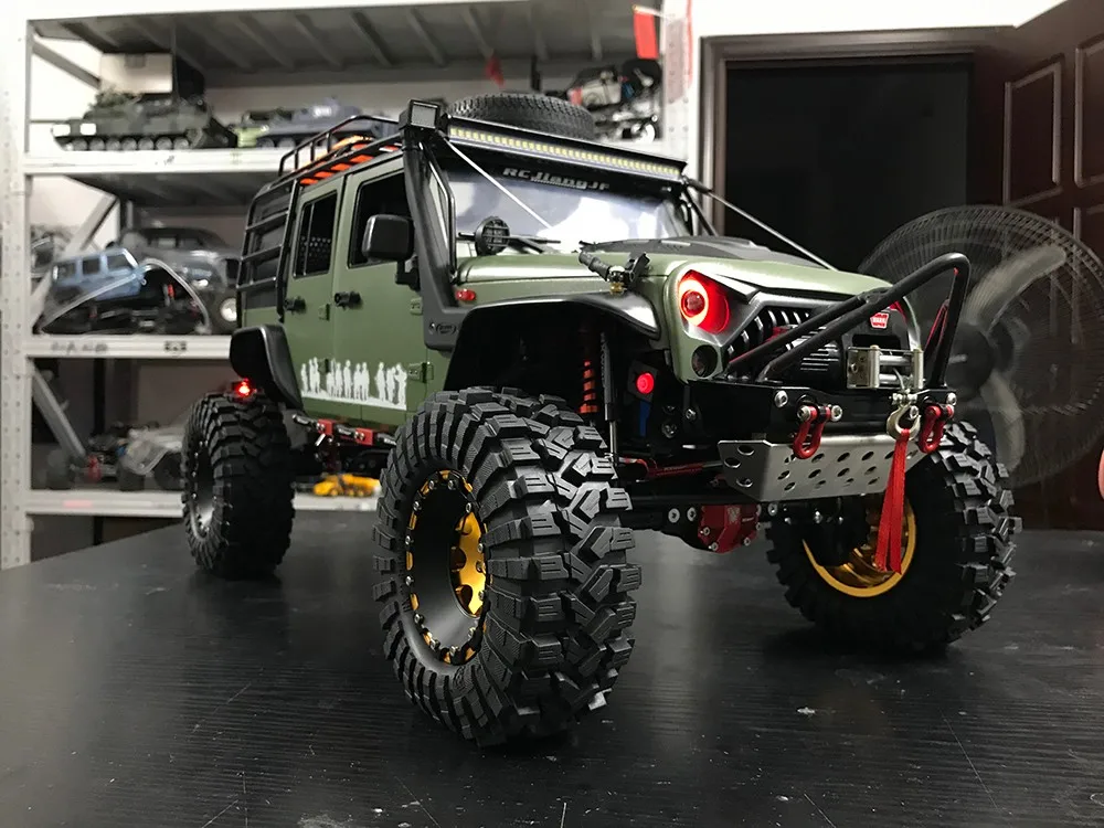 2pcs 122mm Rubber Mud Grappler Tires For 1:10 Rc Crawler Axial Scx10 Ii 90046/47 Traxxas Trx4 Defender Bronco G500 Trx6 G63
2pcs 122mm Rubber Mud Grappler Tires For 1:10 Rc Crawler Axial Scx10 Ii 90046/47 Traxxas Trx4 Defender Bronco G500 Trx6 G63