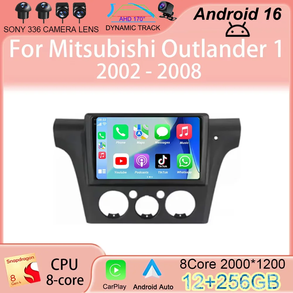 Android 16 2Din 4G Car Radio Multimedia Video Player For Mitsubishi Outlander 1 2002-2008 Navigation GPS Carplay Stereo NO DVD
Android 16 2Din 4G Car Radio Multimedia Video Player For Mitsubishi Outlander 1 2002-2008 Navigation GPS Carplay Stereo NO DVD