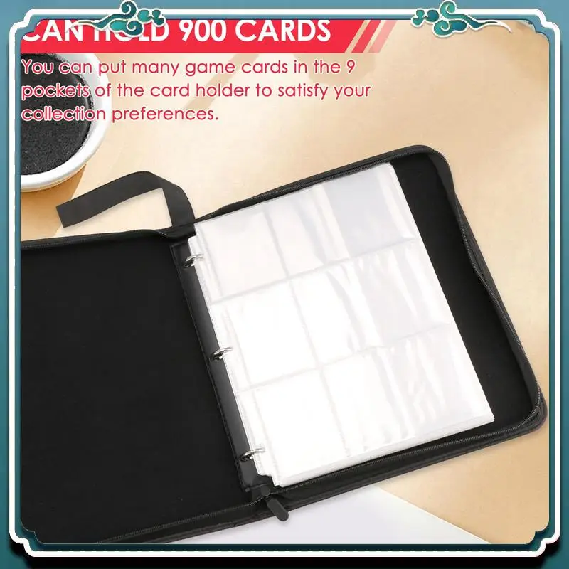 Reliable Trading Card Binder, 9 Pockets Baseball Card Binder Sleeves With Zipper, Card Case For Game/Football/Baseball Card
Reliable Trading Card Binder, 9 Pockets Baseball Card Binder Sleeves With Zipper, Card Case For Game/Football/Baseball Card