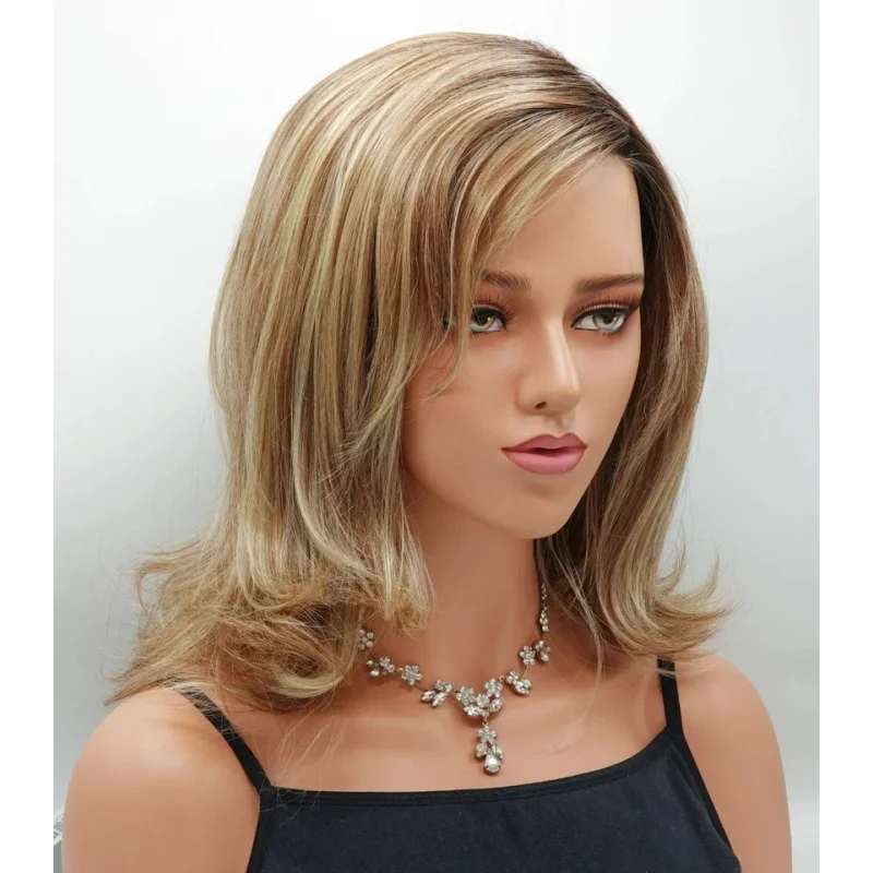 16 In Human Hair New Fashion Women's With Bangs Long Blond Brown Straight Wigs
16 In Human Hair New Fashion Women's With Bangs Long Blond Brown Straight Wigs