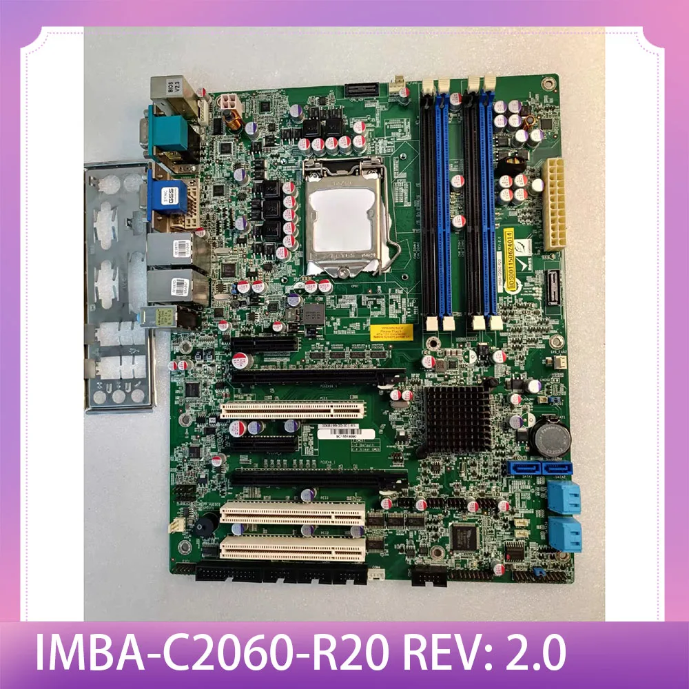 Industrial control computer board IMBA-C2060-R20 REV: 2.0
Industrial control computer board IMBA-C2060-R20 REV: 2.0