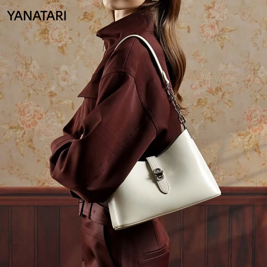 YANATARI genuine leather shoulder bag Large Capacity minimalist Crossbody bag women female luxury Fashion Underarm bag white
YANATARI genuine leather shoulder bag Large Capacity minimalist Crossbody bag women female luxury Fashion Underarm bag white