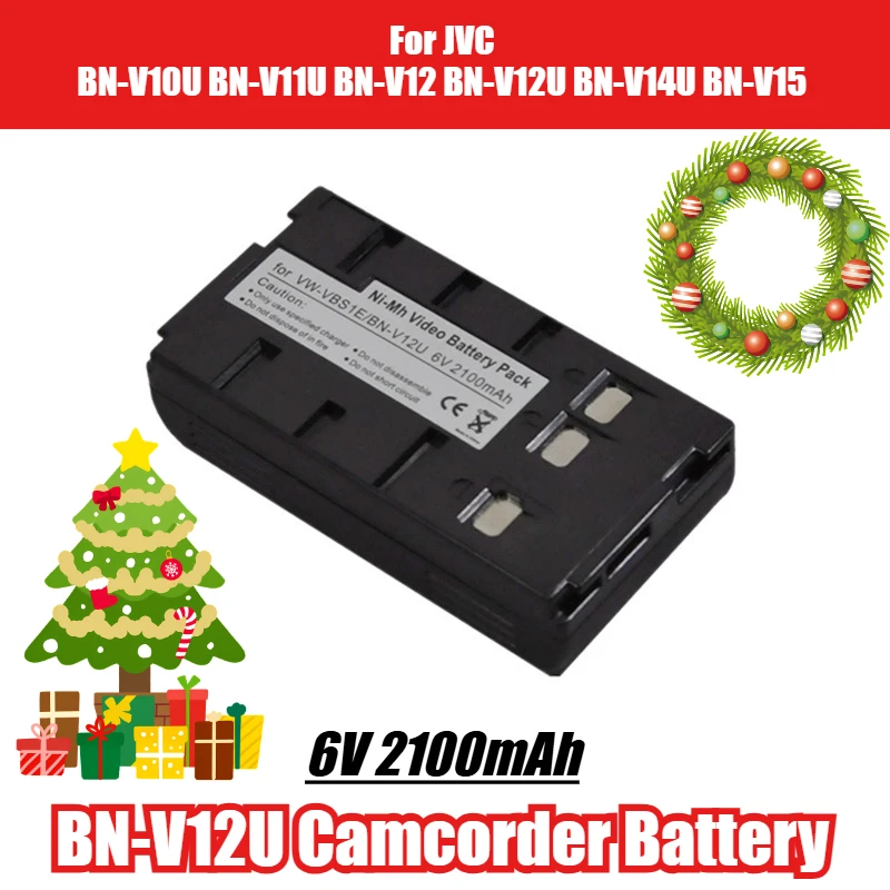 BN-V12U Camcorder Battery 6V 2100mAh for JVC BN-V10U BN-V11U BN-V12 BN-V12U BN-V14U BN-V15
BN-V12U Camcorder Battery 6V 2100mAh for JVC BN-V10U BN-V11U BN-V12 BN-V12U BN-V14U BN-V15