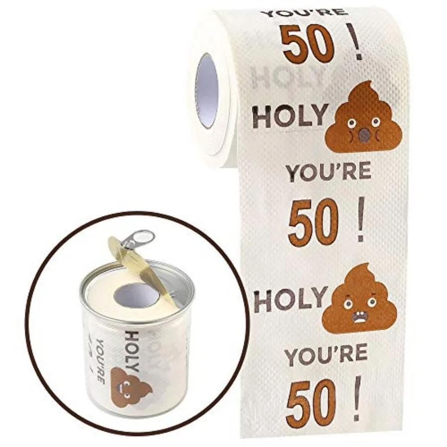 Happy Birthday Toilet Paper Roll 3-Ply Funny Birthday Gifts for Men and Women Novelty for Birthday Party Decorations Forty 50 P
Happy Birthday Toilet Paper Roll 3-Ply Funny Birthday Gifts for Men and Women Novelty for Birthday Party Decorations Forty 50 P