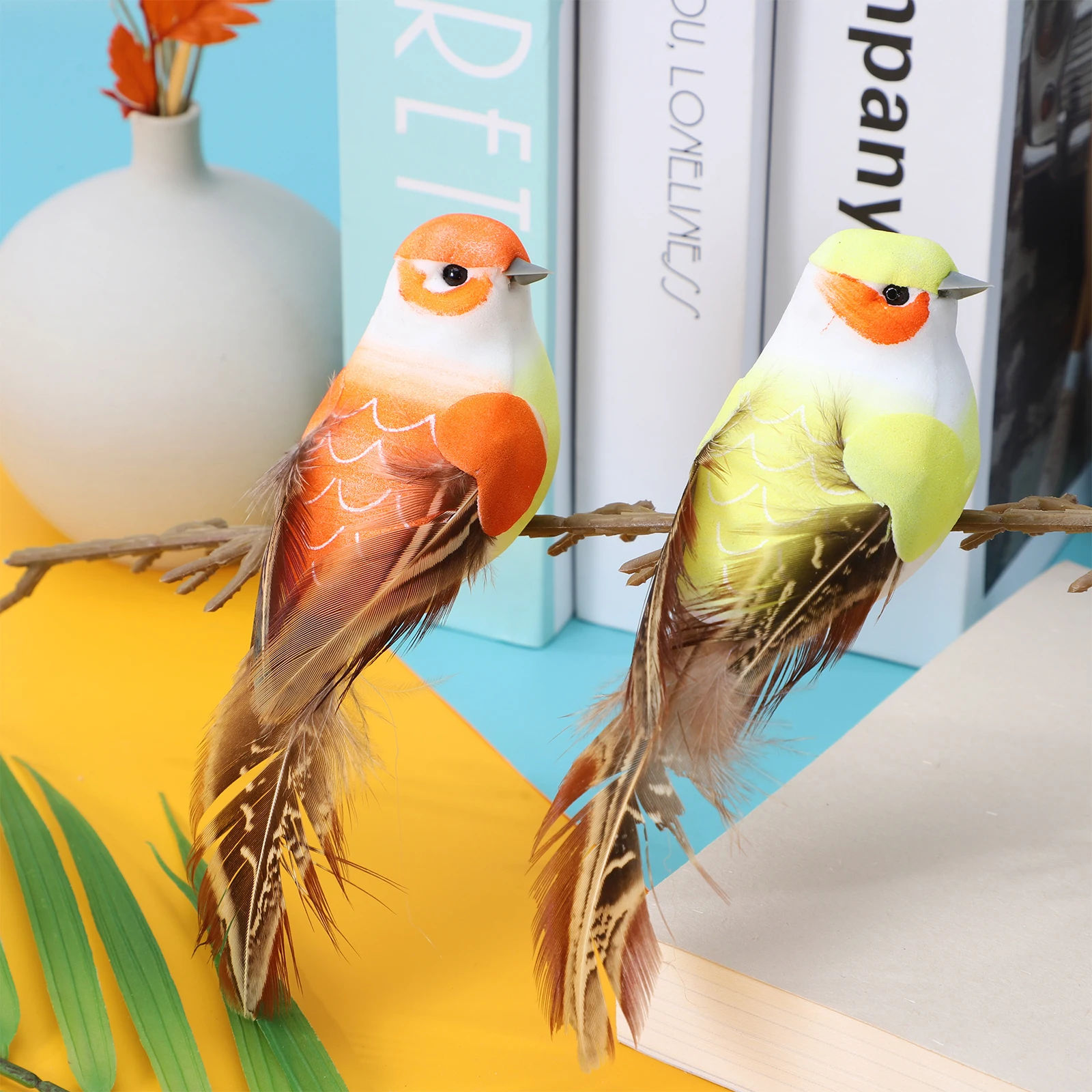 12pcs Simulation Feather Birds New Decorate Fake Foam Animal Multicolor Beautiful Ornaments Home And Garden Decoration
12pcs Simulation Feather Birds New Decorate Fake Foam Animal Multicolor Beautiful Ornaments Home And Garden Decoration