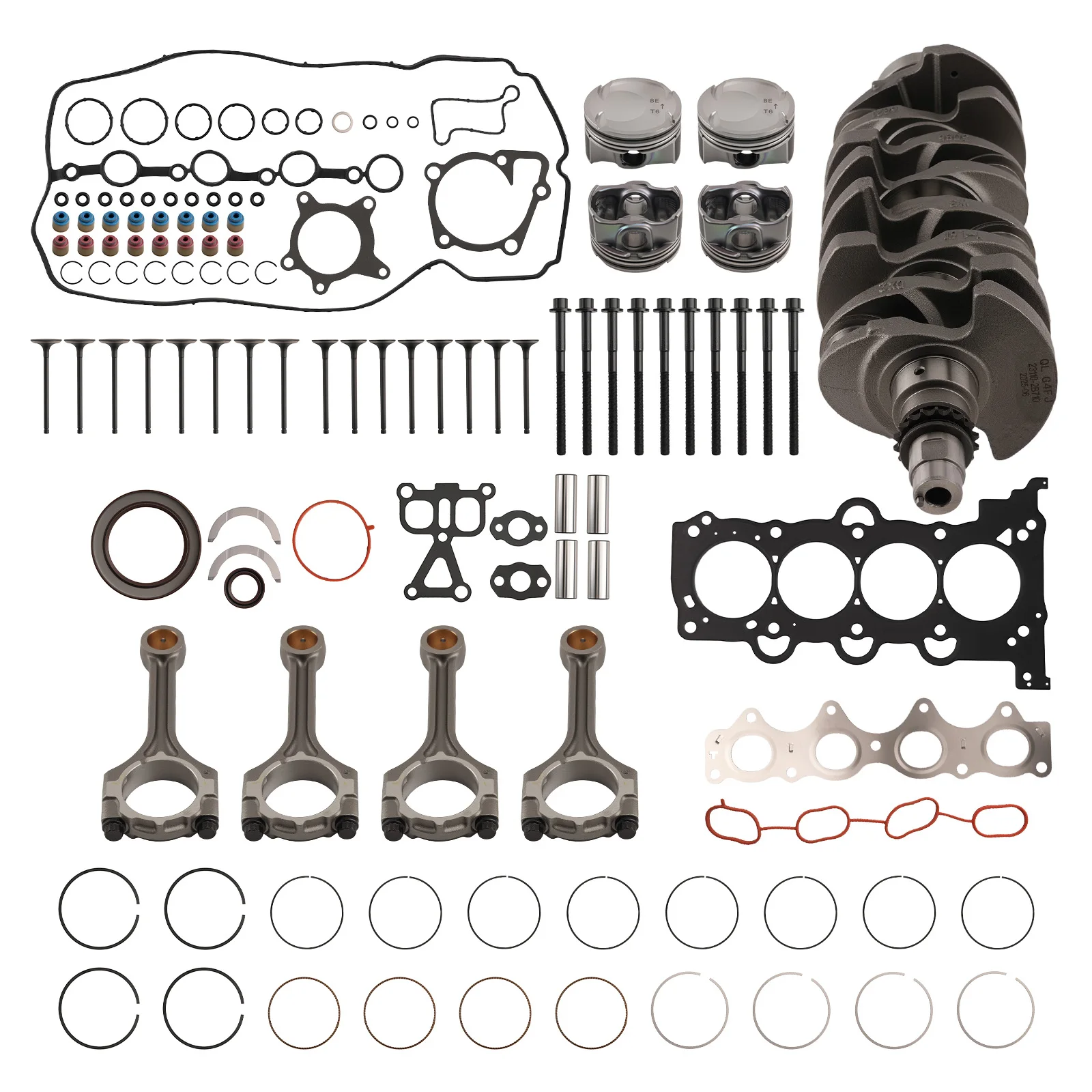 Engine Rebuild Kit for Kia Forte K3 Hyundai Elantra Ad 1.6L Turbo 2012-2020
Engine Rebuild Kit for Kia Forte K3 Hyundai Elantra Ad 1.6L Turbo 2012-2020
