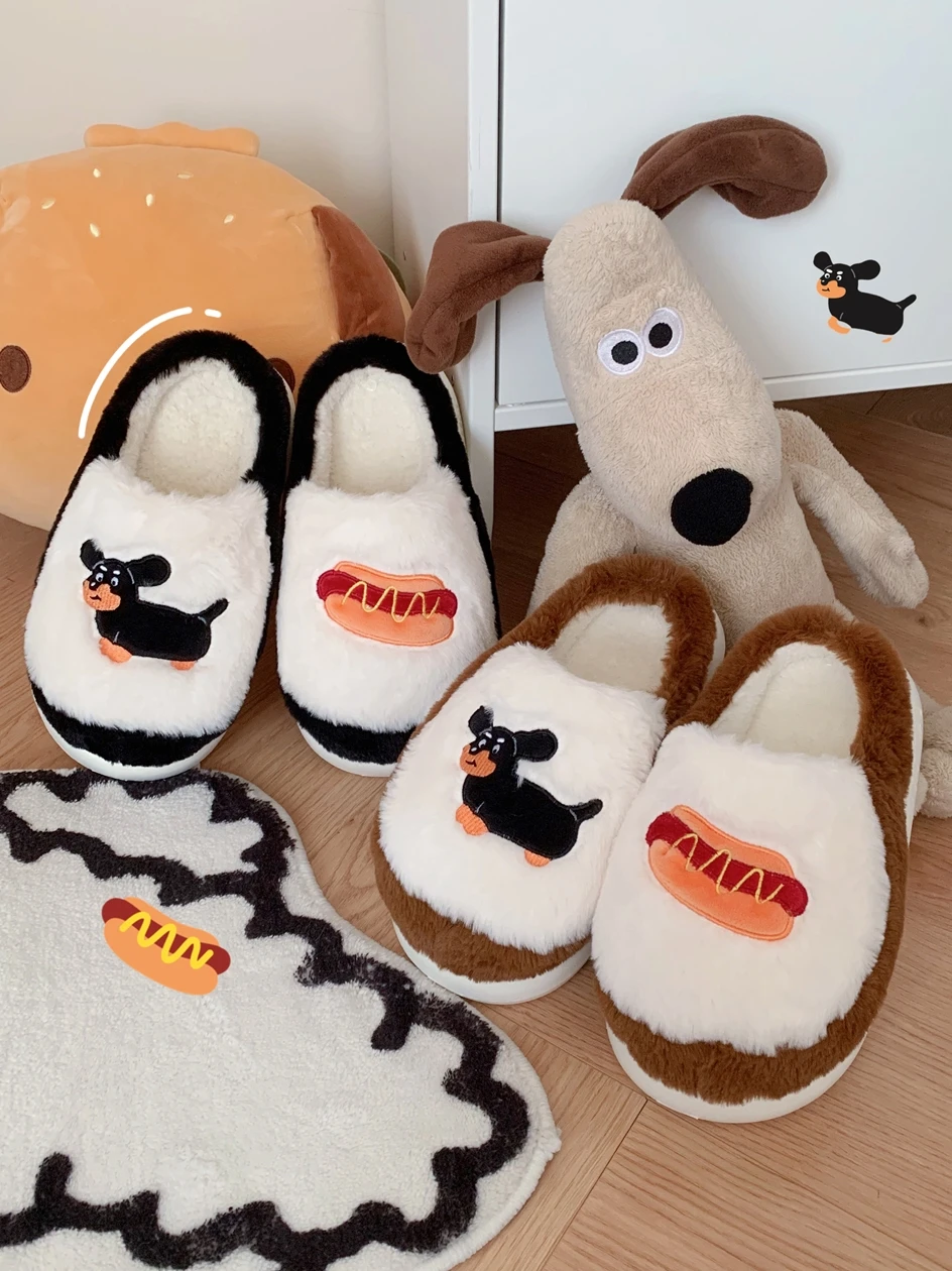 Cute Dog Cotton Home Slippers For Men And Women In Winter Casual And Anti Slip Household Slippers Warmth Puppy Couple Slipper
Cute Dog Cotton Home Slippers For Men And Women In Winter Casual And Anti Slip Household Slippers Warmth Puppy Couple Slipper