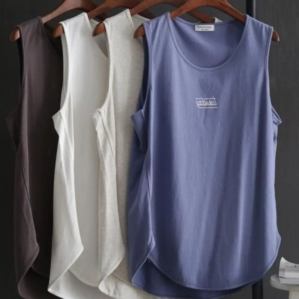 Comfortable Loose Sleeveless T Shirt Simple Curved Hem Vest Top Women Summer Clothes Thin Casual Tank Top Sport
Comfortable Loose Sleeveless T Shirt Simple Curved Hem Vest Top Women Summer Clothes Thin Casual Tank Top Sport